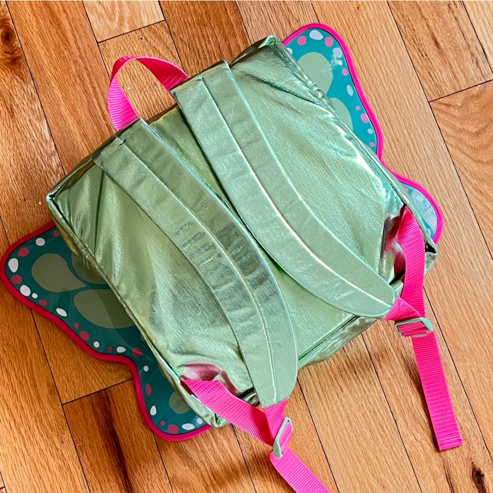 American Girl WellieWishers Flutter Wings Doll Carrier Pink and Green - Picture 8 of 13